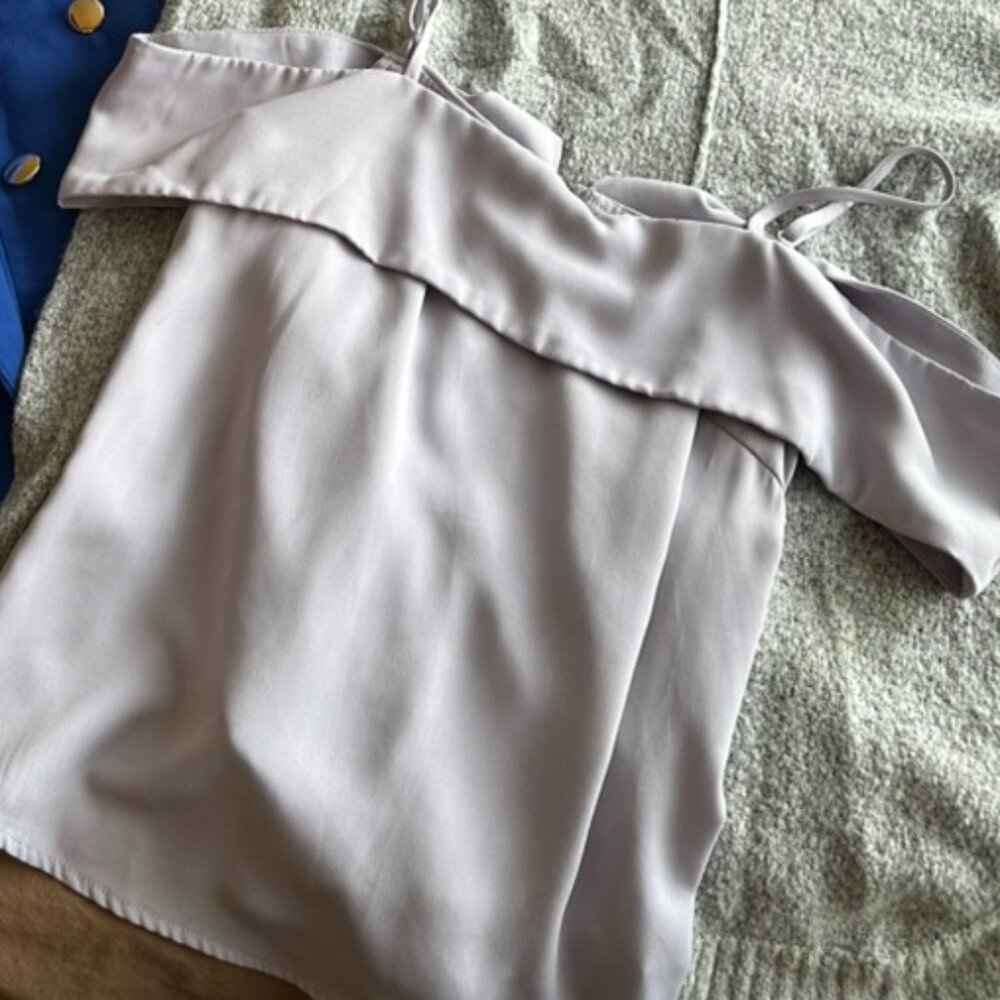 Lavender Lulus Off-The-Shoulder Top